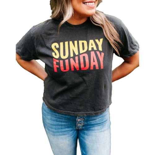 KC Sunday Funday Cropped Tee – Fan Girl Clothing