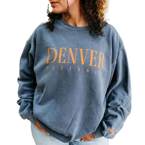 Vintage Denver Broncos sweatshirt, NFL navy blue graphic crewneck - XL