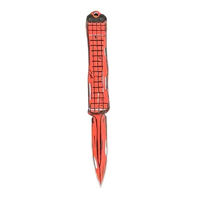 Heretic Knives Scheels Exclusive Special Edition Manticore S Double Edge Cel-Shaded OTF Automatic Knife