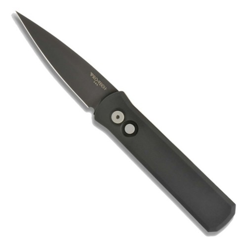 Pro-Tech 721 Godson Black DLC Spear Point Folding Automatic Knife