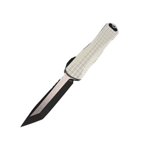 Heretic Knives H027F-14A-BLZ Manticore E Blizzard Tanto OTF Automatic Knife