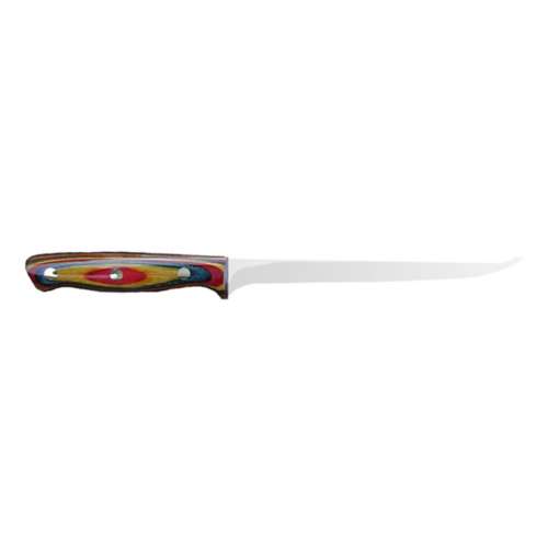 Huntsman 6 inch Fillet Knife - Stainless Steel Blade for Filleting Fish,  Boning Meat, and Deer Skinning Knife - Protective Sheath - Slip Resistant  Grip : : Home