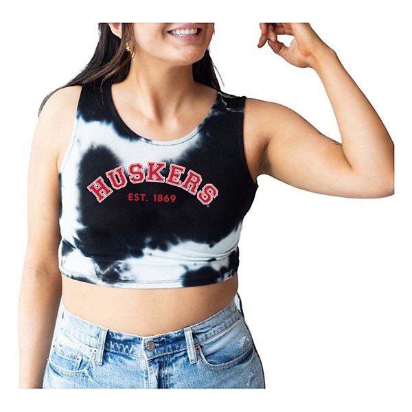 Gameday Social Women's Nebraska Cornhuskers Tiedye Cropped Tank product image