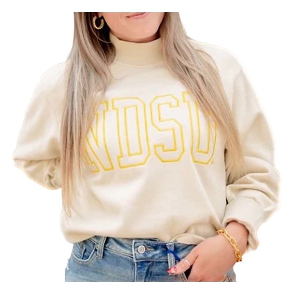 Gameday Social Women's North Dakota State Bison Oversize Outline Crewneck Sweatshirt product image