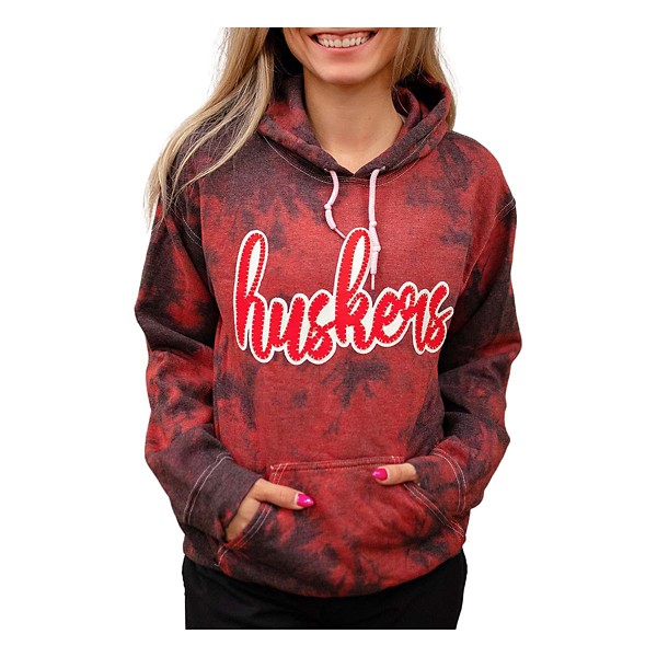 Ash and Ash Co Women's Nebraska Cornhuskers TD Cursive Hoodie product image