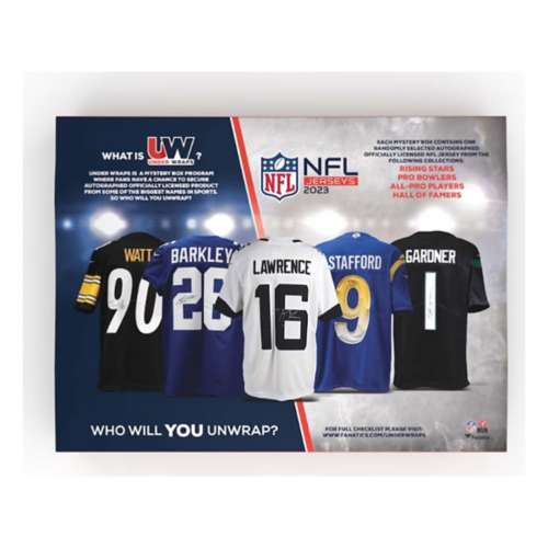 Fanatics Authentic 2023 Under Wraps Single Autographed NFL Jersey Box