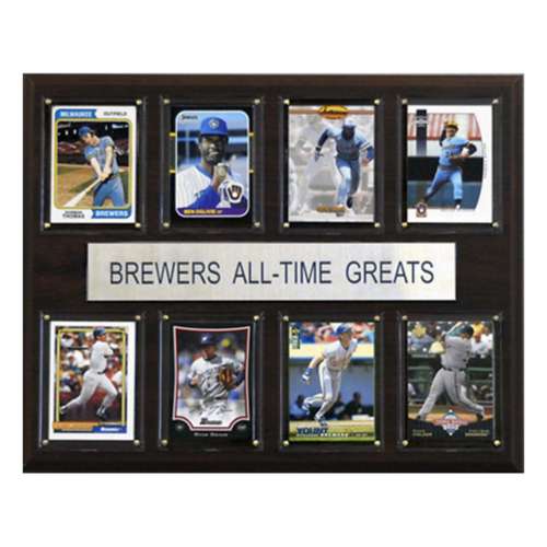 C and I Collectables Milwaukee Brewers All Time Greats Plaque