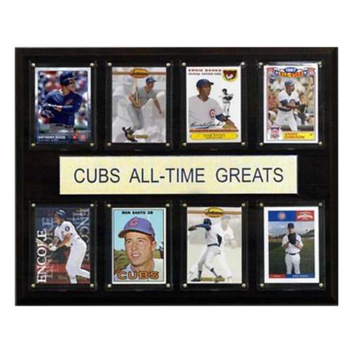 C and I Collectables Chicago Cubs All Time Greats Plaque