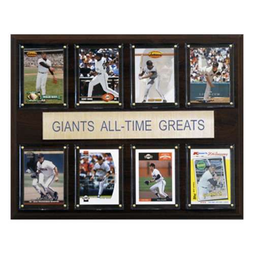 C and I Collectables San Francisco Giants All Time Greats Plaque