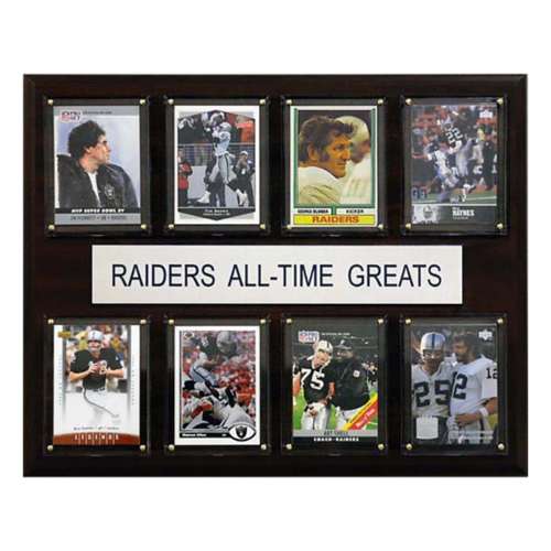C and I Collectables Las Vegas Raiders Surprise All Time Greats Plaque