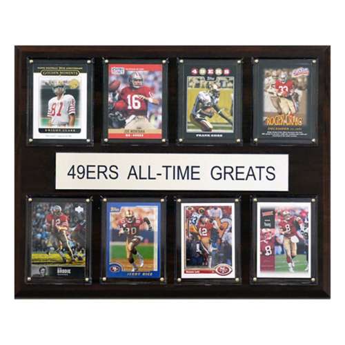 C and I Collectables San Francisco 49ers Surprise All Time Greats Plaque