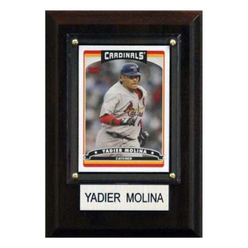 C and I Collectables St. Louis Cardinals Yadier Molina 4X6 Plaque