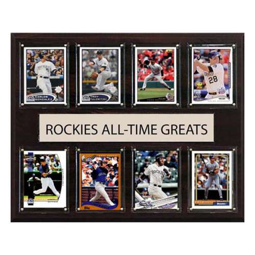 C and I Collectables Colorado Rockies All Time Greats Plaque