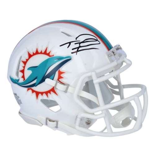 Fanatics Tua Tagovailoa Miami Dolphins Autographed Riddell Speed Mini Helmet