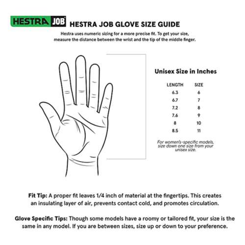 Hestra Gloves Job Driver Leather Work Gloves