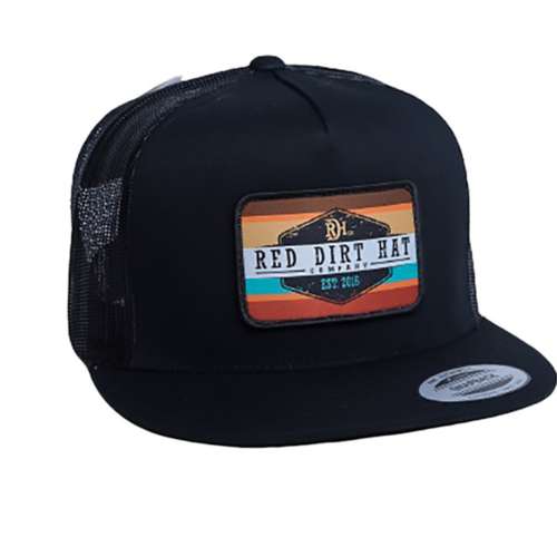 Men's Red Dirt Hat Co. Army Sunset Snapback Hat