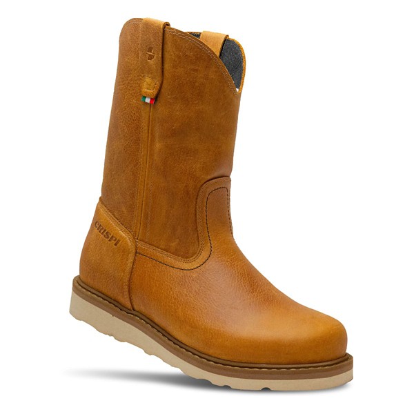 CRISPI Men's  Men's Stivale Boots Western Boots Outdoor