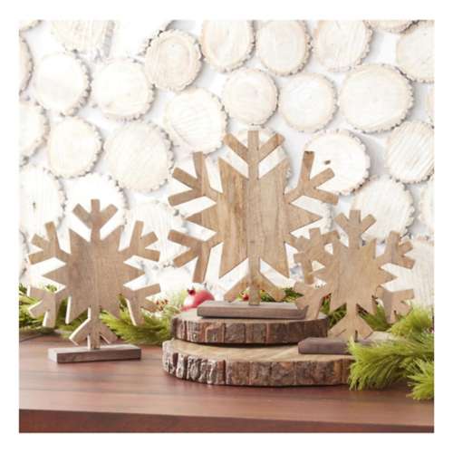 Wood Snowflake Cutouts