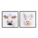 Crestview Collection 2 Piece  Bessie and Dolly Frame