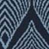 Navy/Allure Blue Leaf Pattern