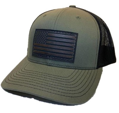 Men's REB Designs Leather Flag Patch Snapback Hat | SCHEELS.com