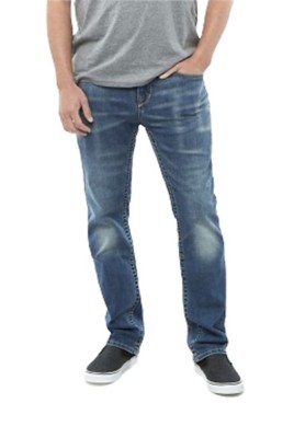 slim straight stretch jeans