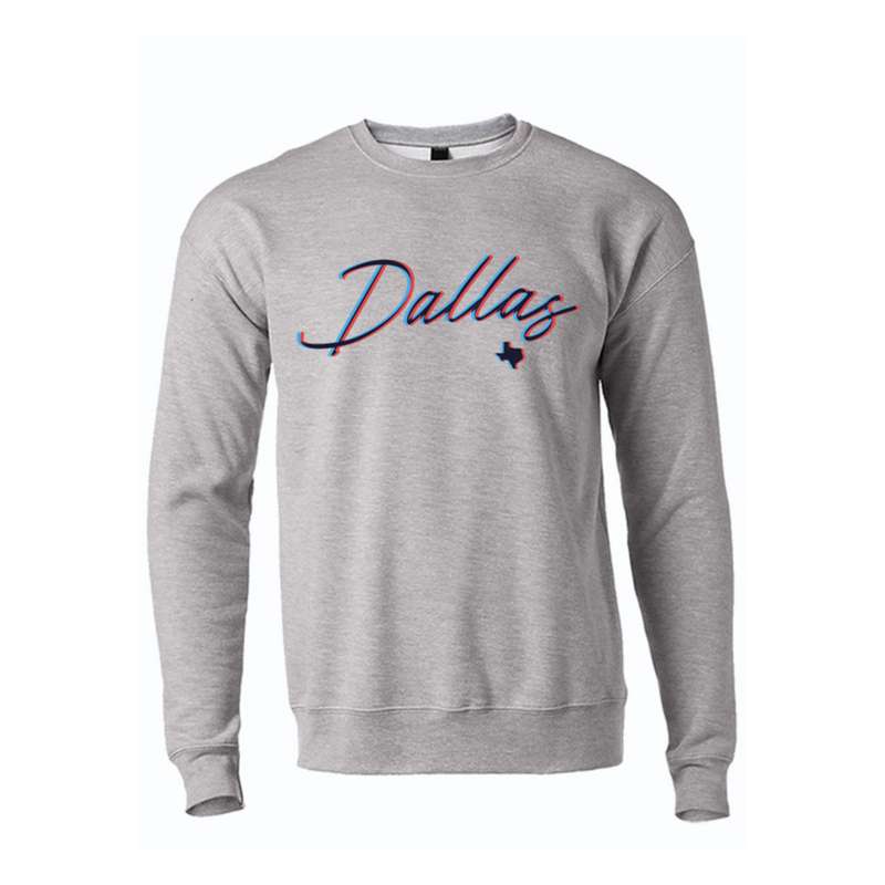 Bullzerk 3D Dallas Crewneck Sweatshirt