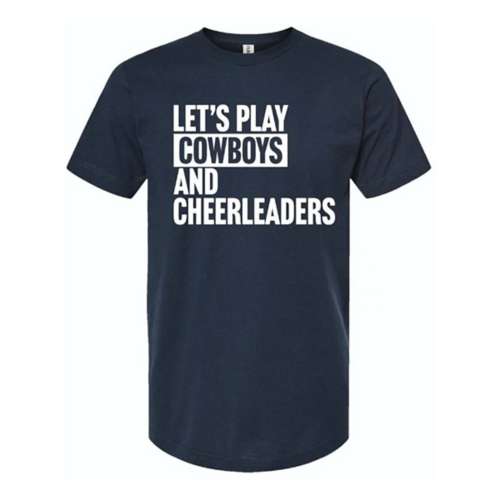 Bullzerk Let's Play Cowboys And Cheerlearders T-Shirt