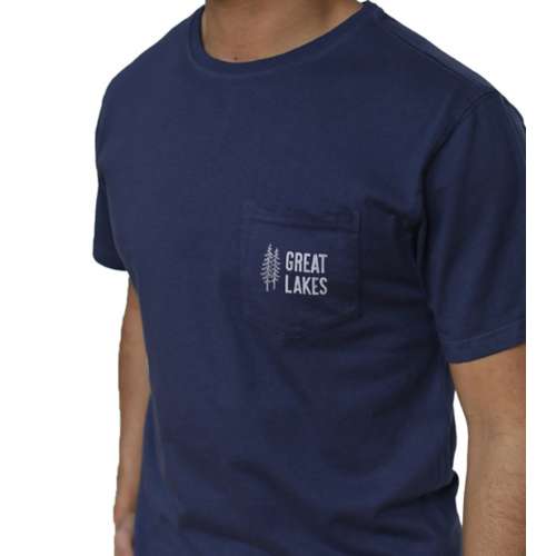 Adult Great Lakes On The Shore Short Sleeve T-Shirt