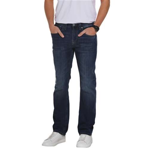 Nathan Distressed Straight-Leg Jeans