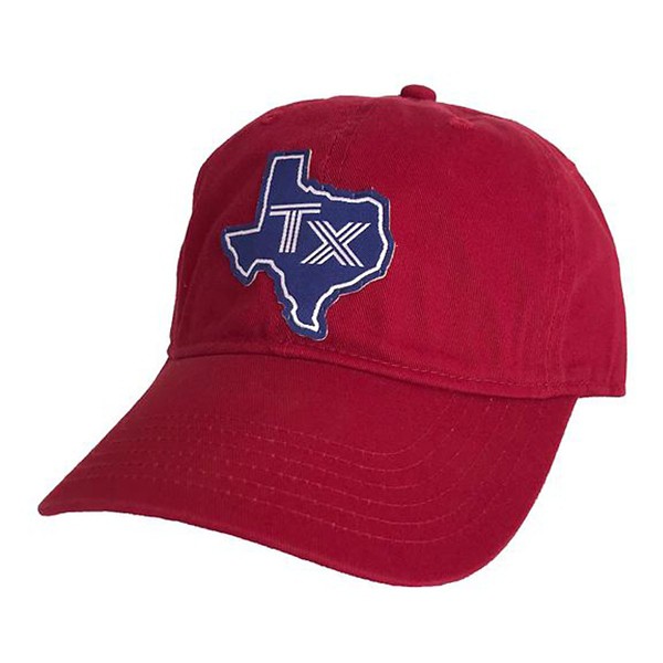 Men's Bullzerk TX Silhouette Blue Patched Cotton Adjustable Hat product image
