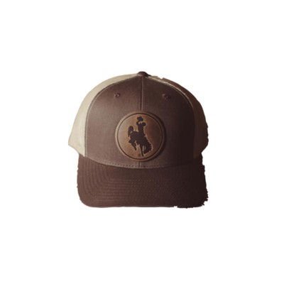 Men's Range Leather Steamboat Snapback Hat