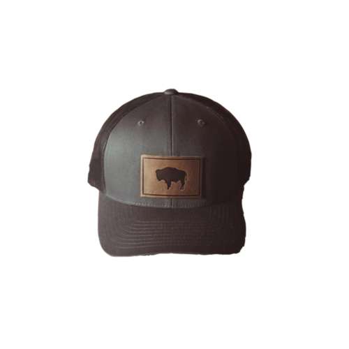 Men's Range Leather Buffalo Snapback Hat
