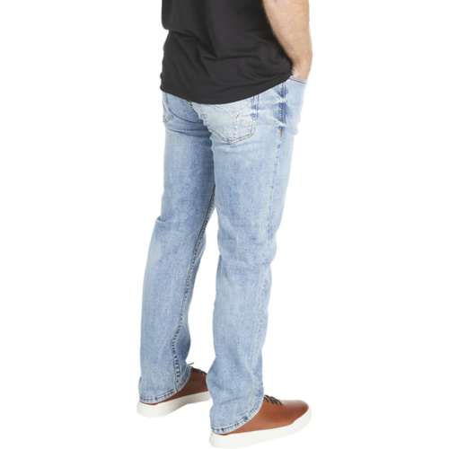 Men's Seeded & Sewn Adam Athletic Fit Straight Jeans