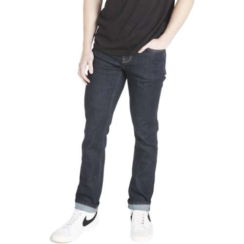 Men's Seeded & Sewn Eli Slim Fit Straight bow-embellished jeans