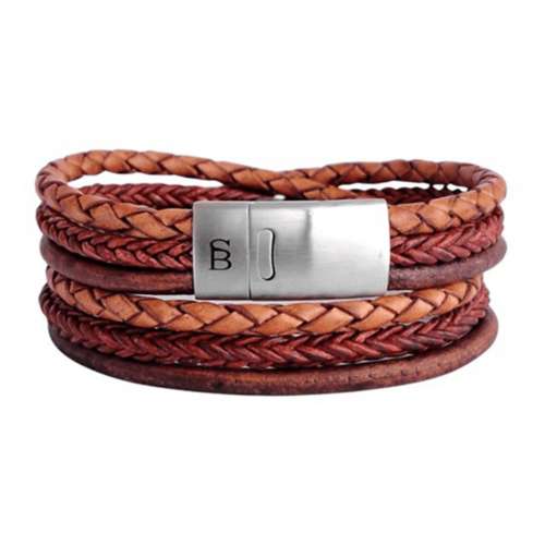Steel & Barnett Bonacci Leather Bracelet