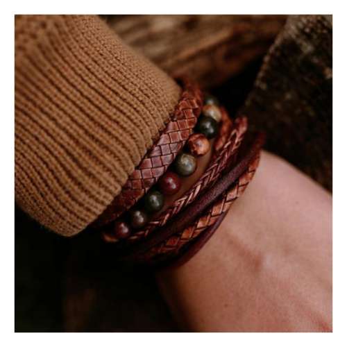 Steel & Barnett Bonacci Leather Bracelet