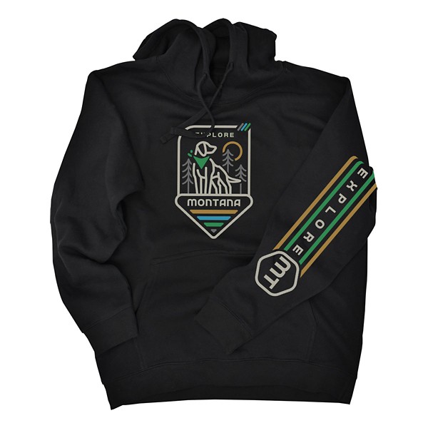 Men's The Duck Co. The Duck Co. Montana Flashback Dog Hoodie product image