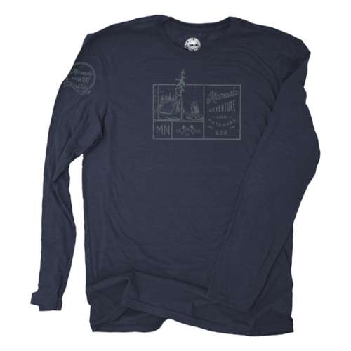 Men's Duck Co. Minnesota Postmark Camp Long Sleeve T-Shirt