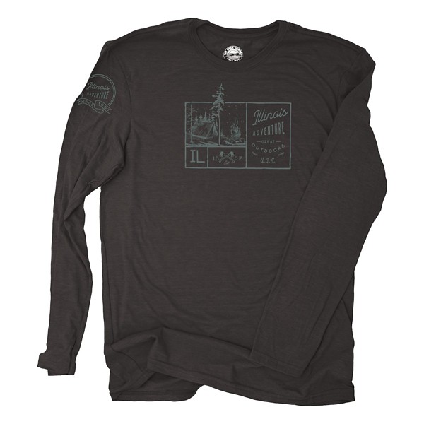 Men's Duck Co. Illinois Postmark Camp Long Sleeve T-Shirt product image