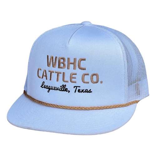 Whiskey Bent Hat Co. White Gold Snapback Hat
