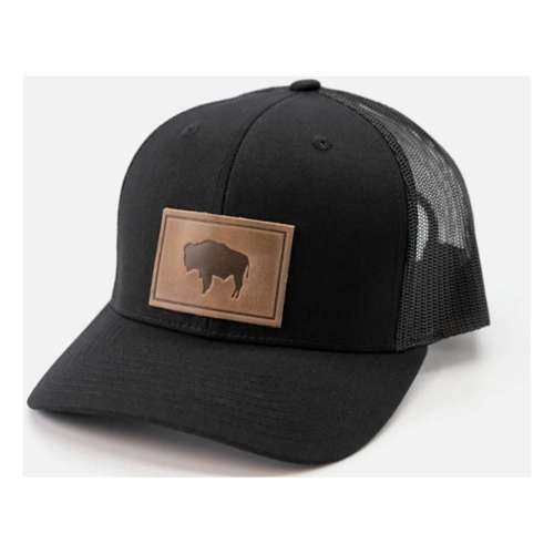 Range Leather Buffalo Snapback Hat