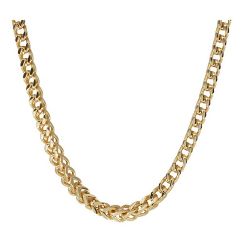 Men's New York Jewelry Stainless Steel Franco Necklace