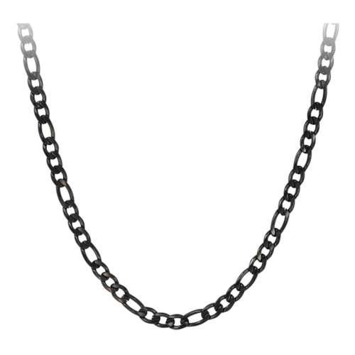 Men's New York Jewelry Stainless Steel Figaro Necklace