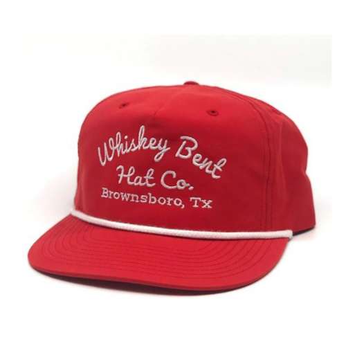 Men's Whiskey Bent plaque hat Co. The Frio Snapback plaque hat