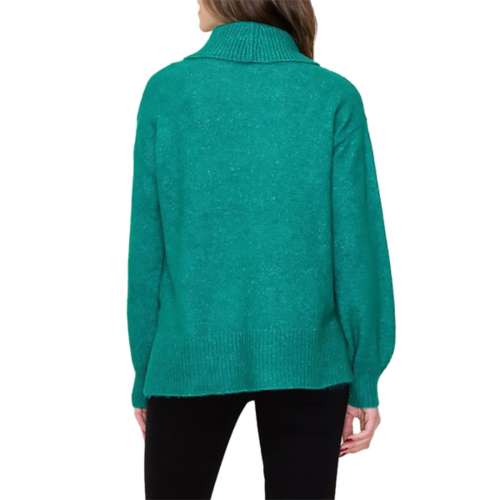 Women's Staccato Balloon Sleeve Cowl Neck Pullover Sweater