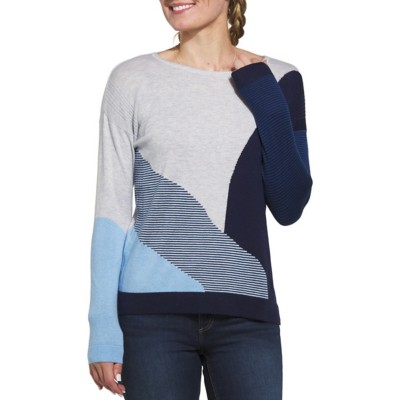 Women's Staccato Colorblock Striped Pullover Sweater