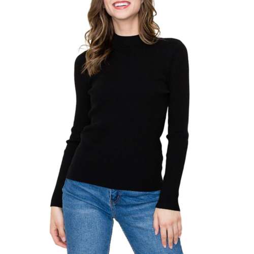 Women's Staccato Basic Mock Neck Pullover Sweater