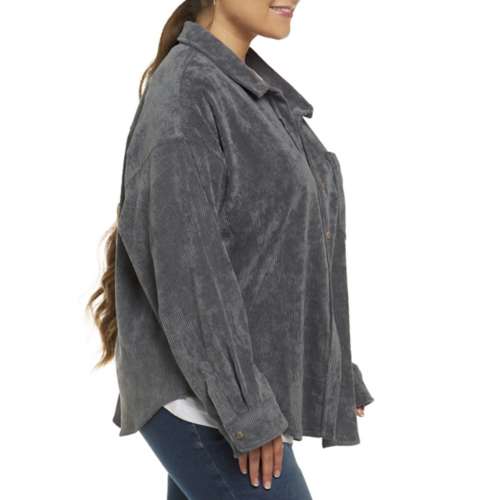 Women's Wishlist Plus Size Cord Shacket