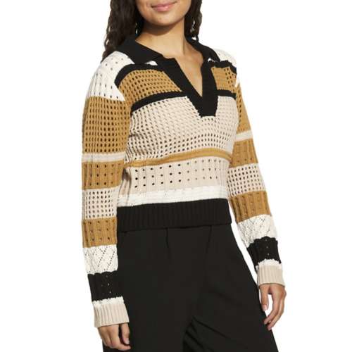 Women's Le Lis Crochet Pullover Sweater